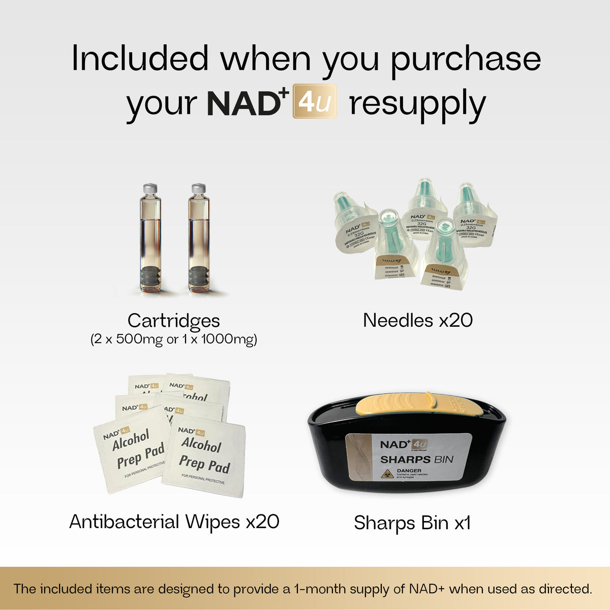 IV League x NAD+ 4u Resupply Kit (1000mg)