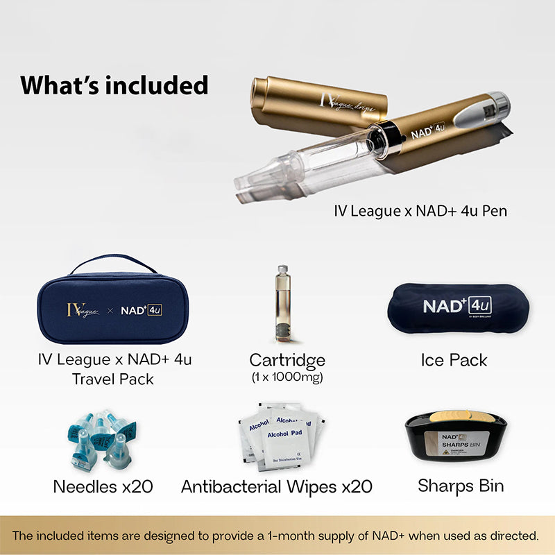 IV League x NAD+ 4u Pen Starter Kit